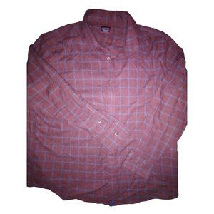UNTUCKit Bongiovanni Long Sleeve Purple Button Up Plaid‎ Shirt XXX Large